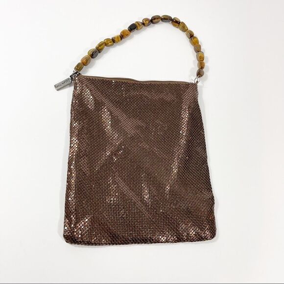 Bronze Whiting & Davis Mesh Bag - Picture 2 of 7
